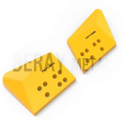 コマツ製ドーザー用カッティングエッジおよびエンドビットの 175-71-22272 175-71-22282